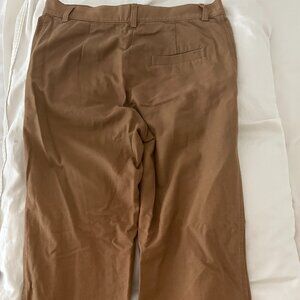 COS tan khaki cotton trousers, size 4